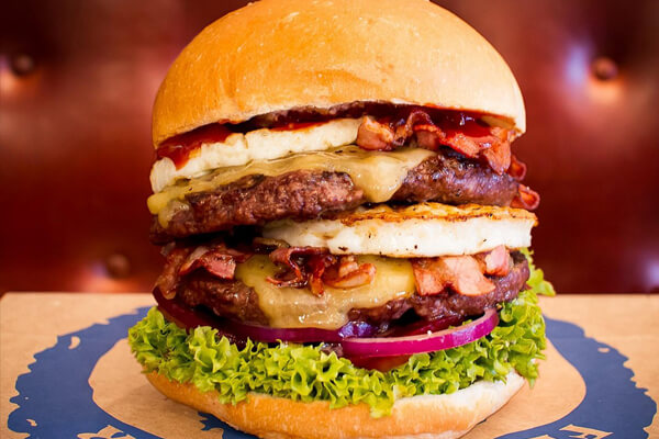 Juicy Burger from fergsburger Queenstown.