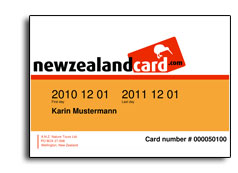 New Zealand Card