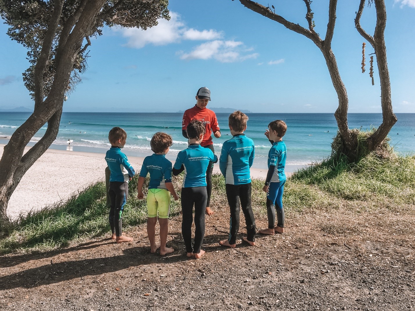private surf lessons Auckland
